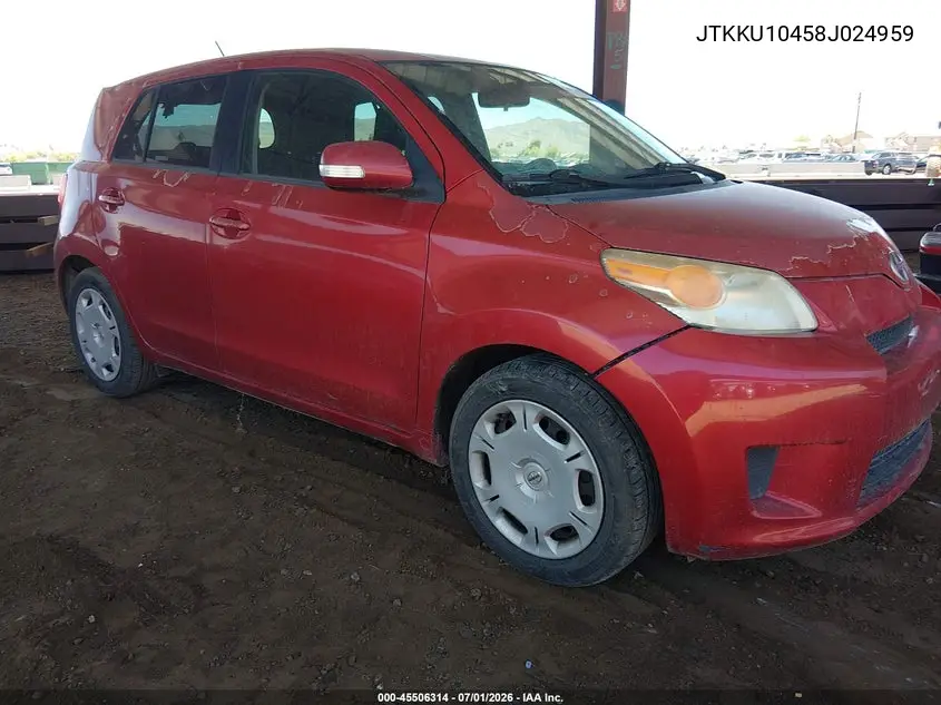 2008 Scion Xd VIN: JTKKU10458J024959 Lot: 45506314