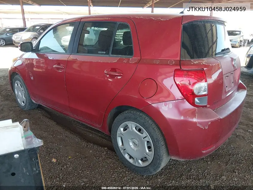 2008 Scion Xd VIN: JTKKU10458J024959 Lot: 45506314