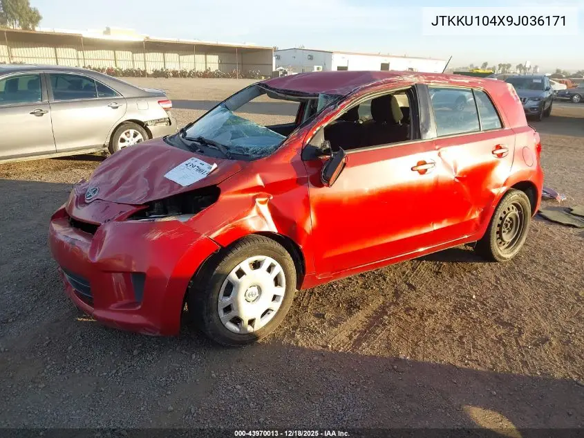 2009 Scion Xd VIN: JTKKU104X9J036171 Lot: 43970013