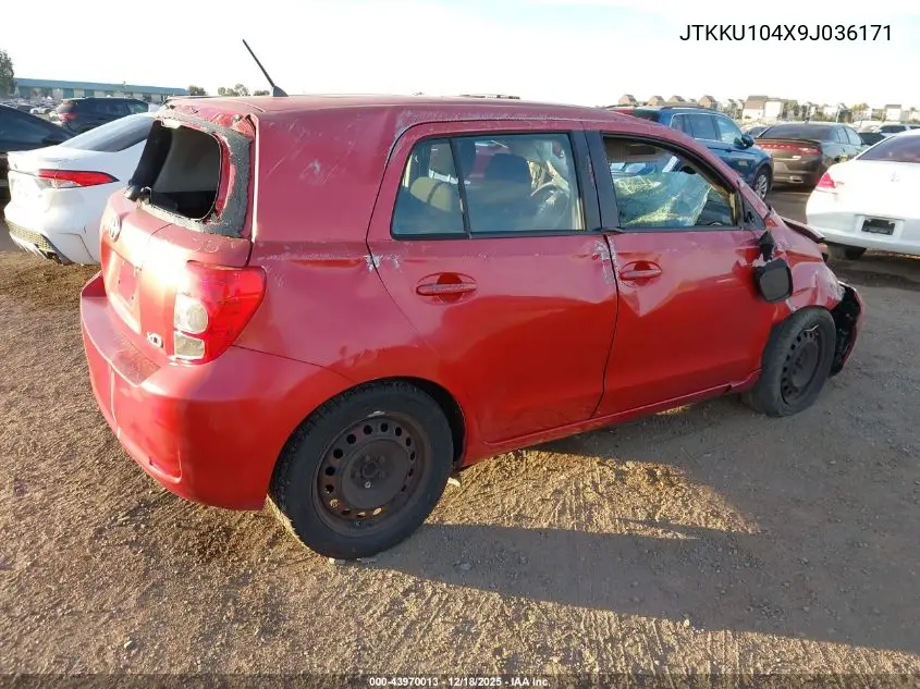 2009 Scion Xd VIN: JTKKU104X9J036171 Lot: 43970013
