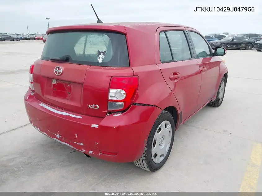 2009 Scion Xd VIN: JTKKU10429J047956 Lot: 45001652