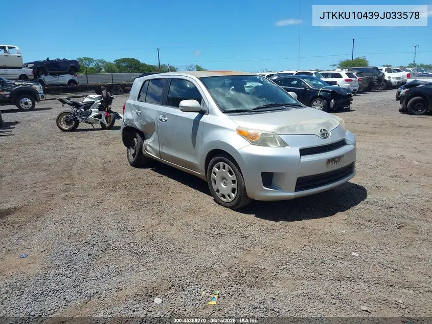 2009 Scion Xd VIN: JTKKU10439J033578 Lot: 45389270