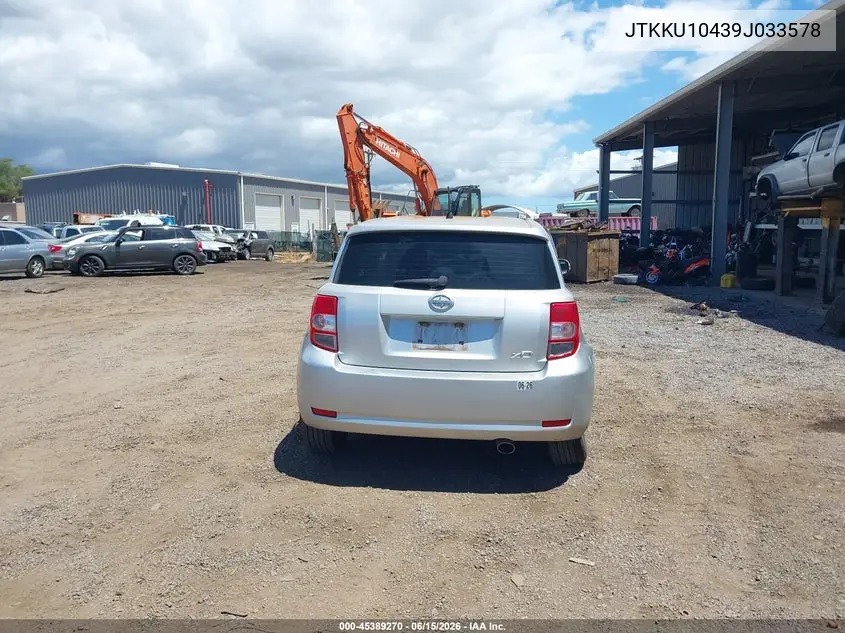 2009 Scion Xd VIN: JTKKU10439J033578 Lot: 45389270