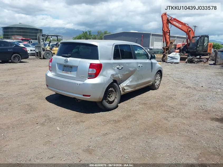2009 Scion Xd VIN: JTKKU10439J033578 Lot: 45389270