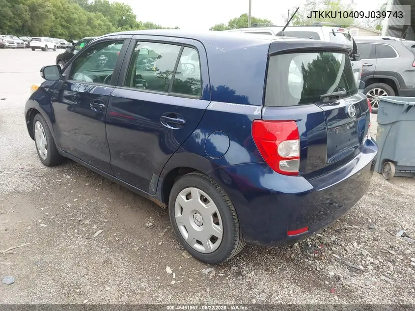 2009 Scion Xd VIN: JTKKU10409J039743 Lot: 45451567