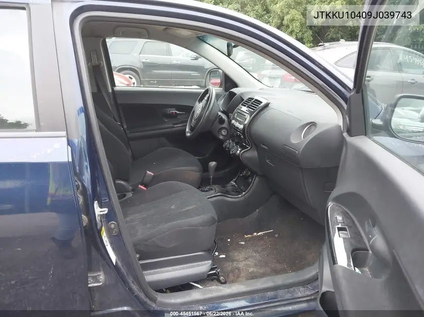 2009 Scion Xd VIN: JTKKU10409J039743 Lot: 45451567