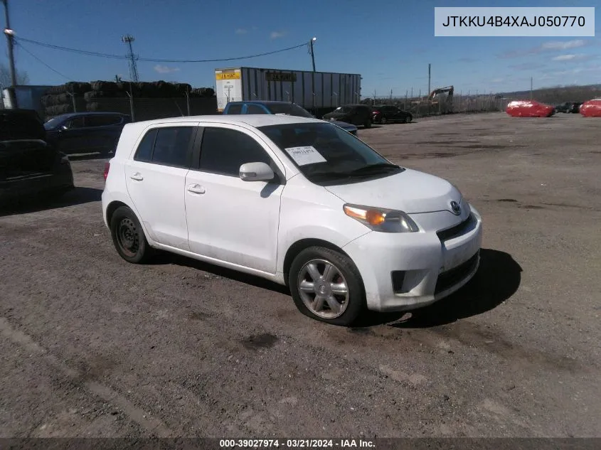 2010 Scion Xd VIN: JTKKU4B4XAJ050770 Lot: 39027974
