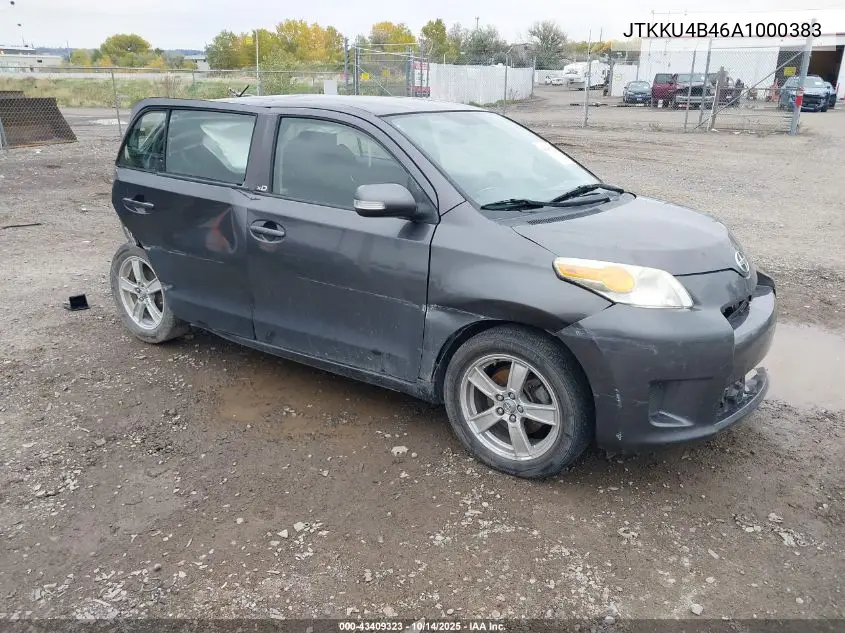 2010 Scion Xd VIN: JTKKU4B46A1000383 Lot: 43409323