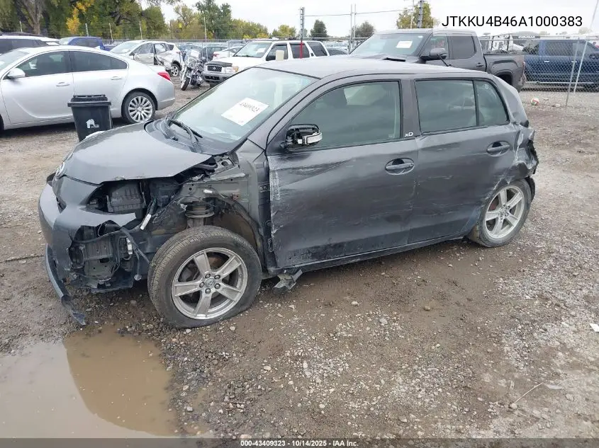2010 Scion Xd VIN: JTKKU4B46A1000383 Lot: 43409323