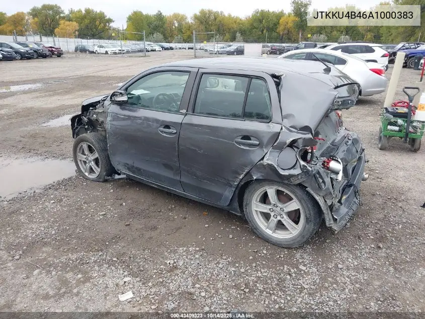 2010 Scion Xd VIN: JTKKU4B46A1000383 Lot: 43409323