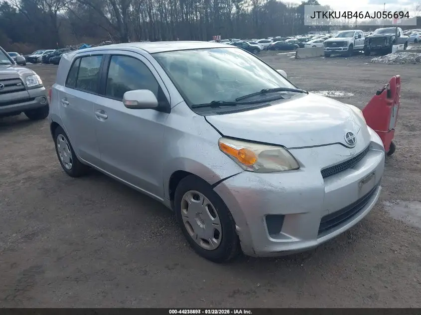 2010 Scion Xd VIN: JTKKU4B46AJ056694 Lot: 44238497