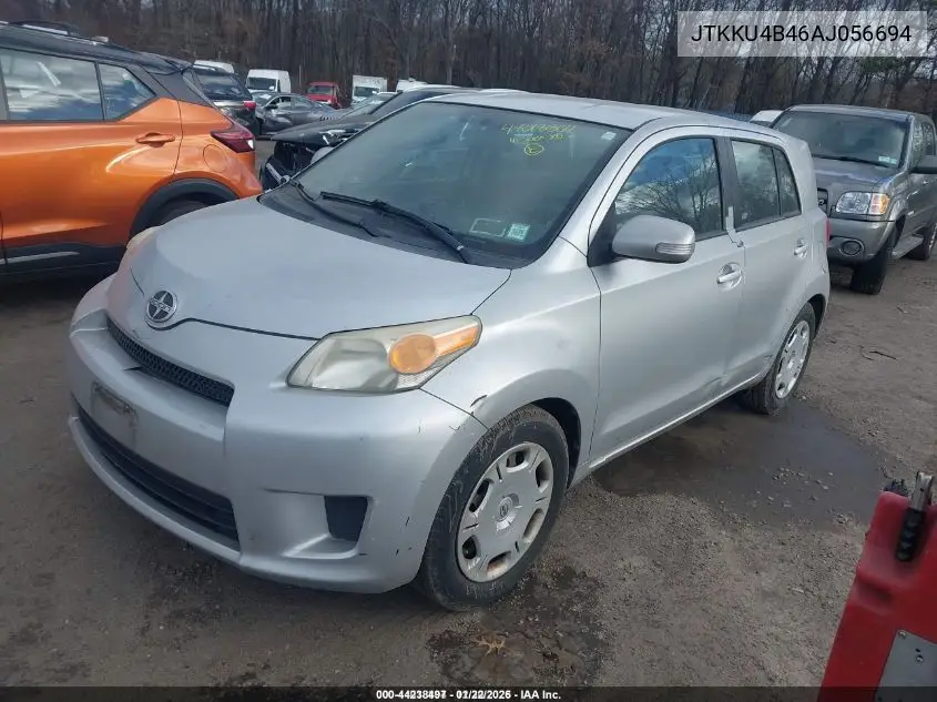 2010 Scion Xd VIN: JTKKU4B46AJ056694 Lot: 44238497