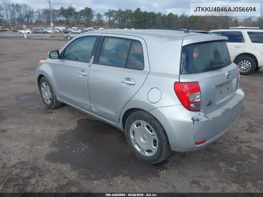 2010 Scion Xd VIN: JTKKU4B46AJ056694 Lot: 44238497