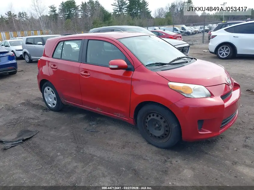 2010 Scion Xd VIN: JTKKU4B49AJ053417 Lot: 44712441
