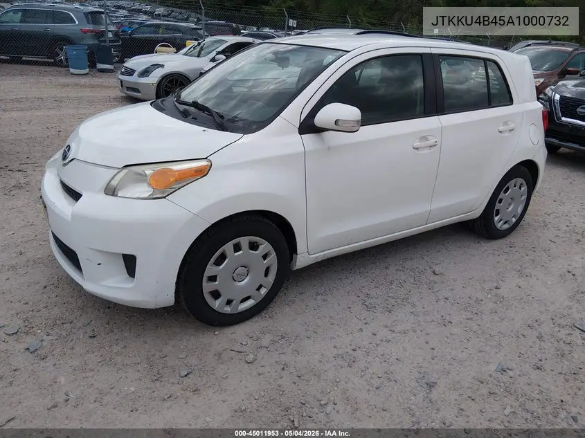 2010 Scion Xd VIN: JTKKU4B45A1000732 Lot: 45011953
