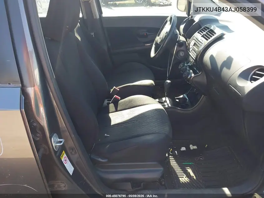 2010 Scion Xd VIN: JTKKU4B43AJ058399 Lot: 45076795