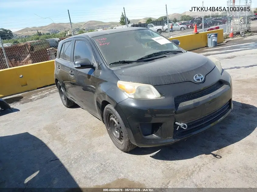 2010 Scion Xd VIN: JTKKU4B45A1003985 Lot: 45090876