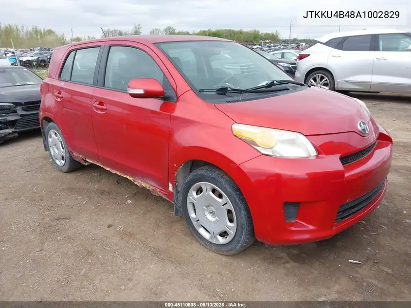 2010 Scion Xd VIN: JTKKU4B48A1002829 Lot: 45110808