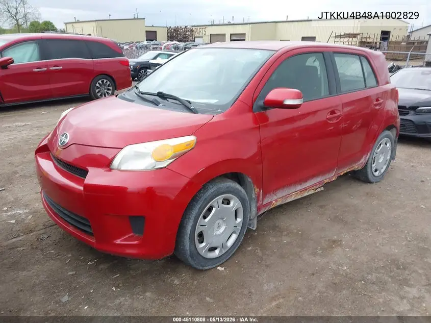 2010 Scion Xd VIN: JTKKU4B48A1002829 Lot: 45110808