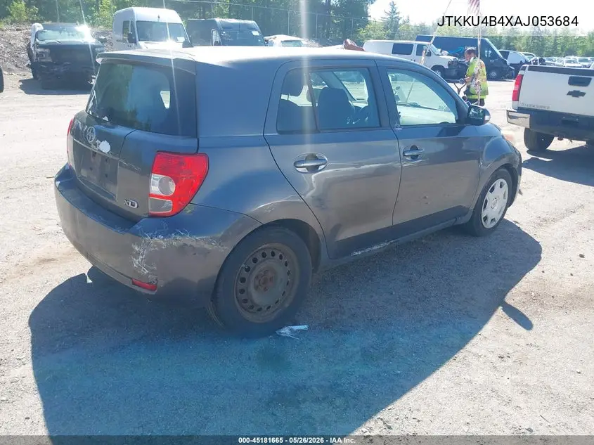 2010 Scion Xd VIN: JTKKU4B4XAJ053684 Lot: 45181665