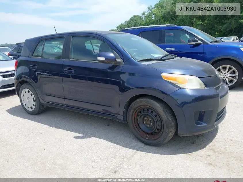 2010 Scion Xd VIN: JTKKU4B42A1003930 Lot: 45268164
