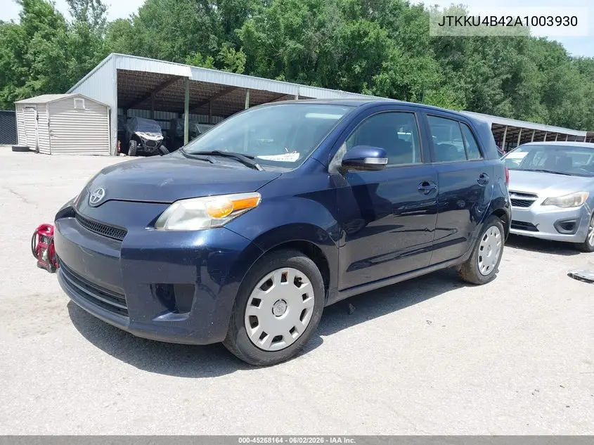 2010 Scion Xd VIN: JTKKU4B42A1003930 Lot: 45268164