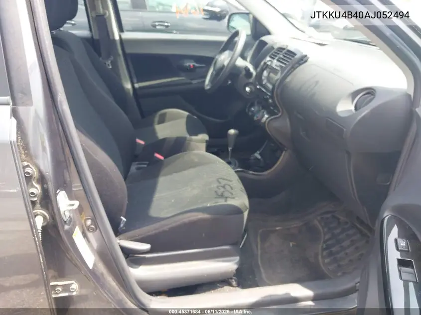 2010 Scion Xd VIN: JTKKU4B40AJ052494 Lot: 45371684