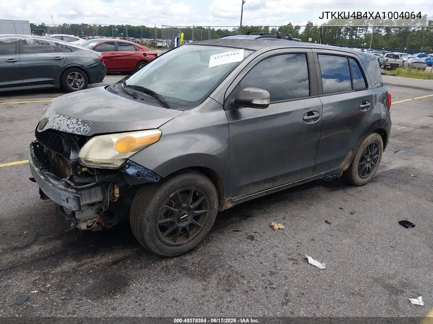 2010 Scion Xd VIN: JTKKU4B4XA1004064 Lot: 45378384