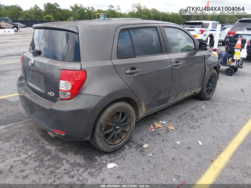 2010 Scion Xd VIN: JTKKU4B4XA1004064 Lot: 45378384