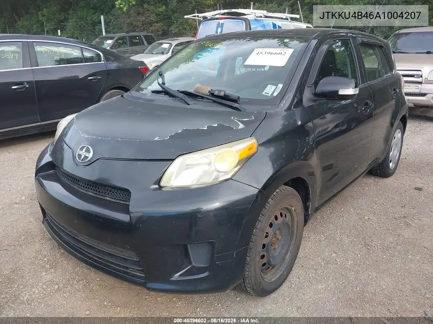 2010 Scion Xd VIN: JTKKU4B46A1004207 Lot: 45396602