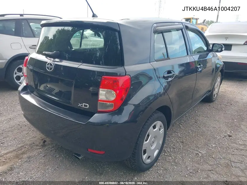 2010 Scion Xd VIN: JTKKU4B46A1004207 Lot: 45396602