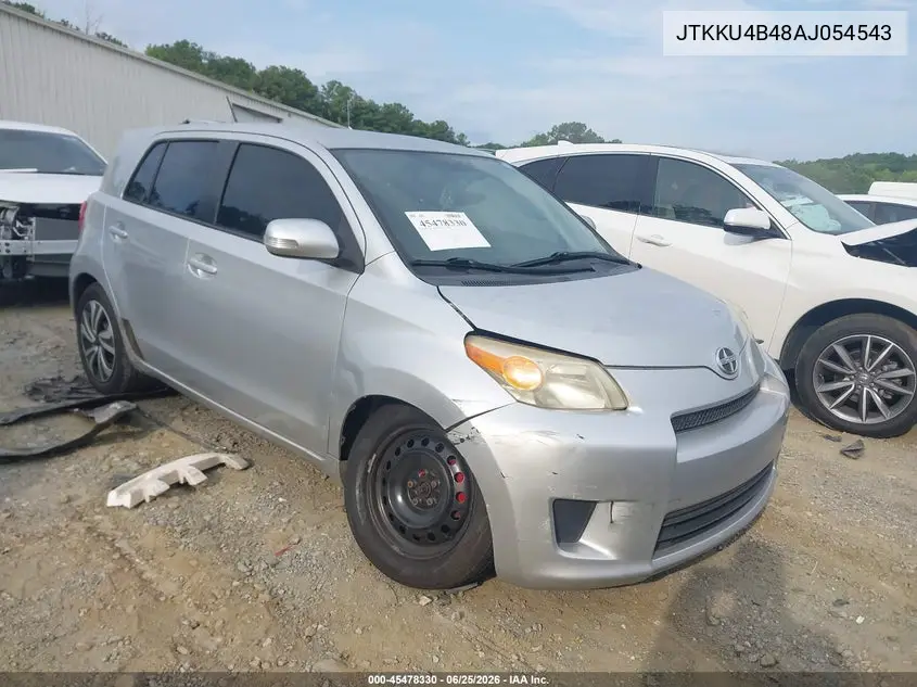 2010 Scion Xd VIN: JTKKU4B48AJ054543 Lot: 45478330