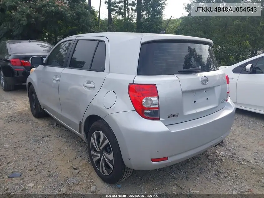 2010 Scion Xd VIN: JTKKU4B48AJ054543 Lot: 45478330