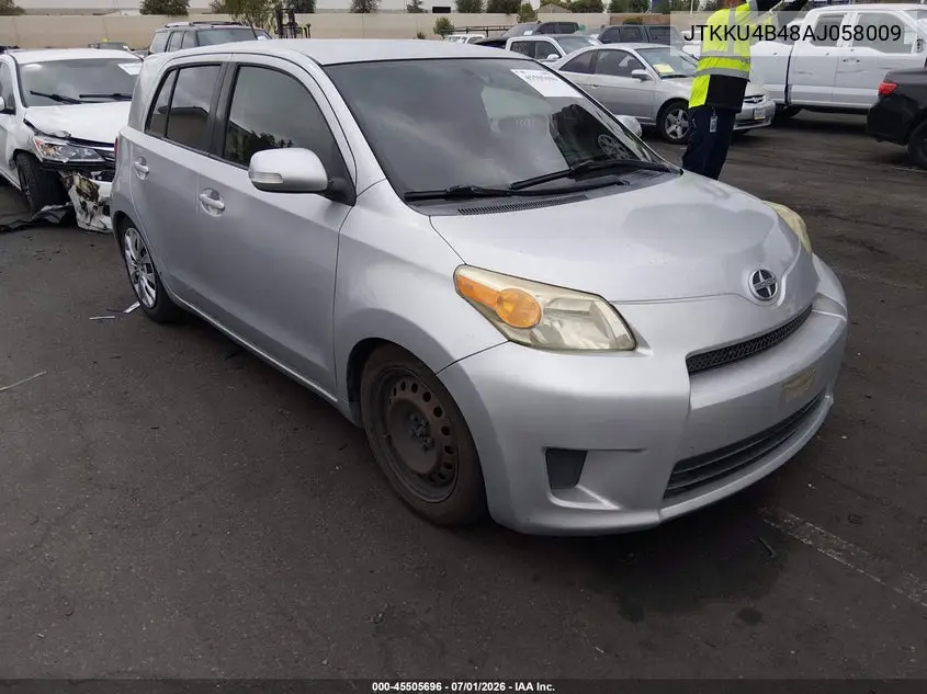 2010 Scion Xd VIN: JTKKU4B48AJ058009 Lot: 45505696