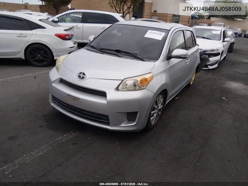 2010 Scion Xd VIN: JTKKU4B48AJ058009 Lot: 45505696