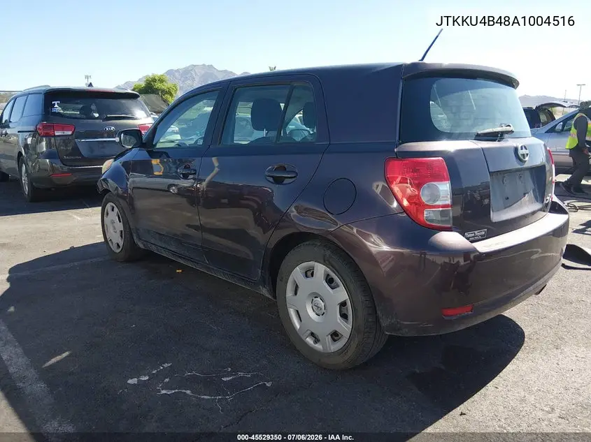 2010 Scion Xd VIN: JTKKU4B48A1004516 Lot: 45529350