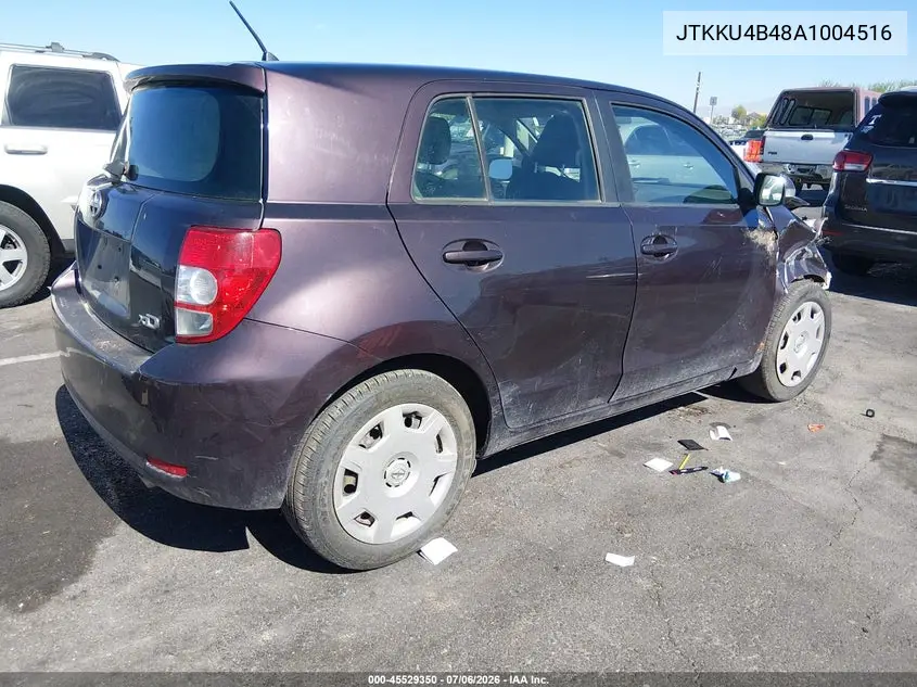 2010 Scion Xd VIN: JTKKU4B48A1004516 Lot: 45529350