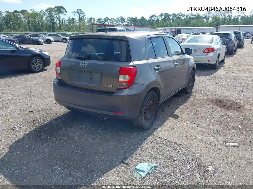 2010 Scion Xd VIN: JTKKU4B46AJ054816 Lot: 45537482