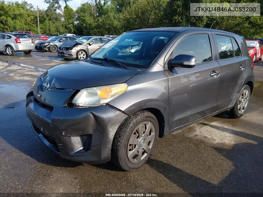 2010 Scion Xd VIN: JTKKU4B46AJ053200 Lot: 45585406