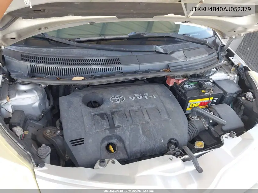 2010 Scion Xd VIN: JTKKU4B40AJ052379 Lot: 45602018