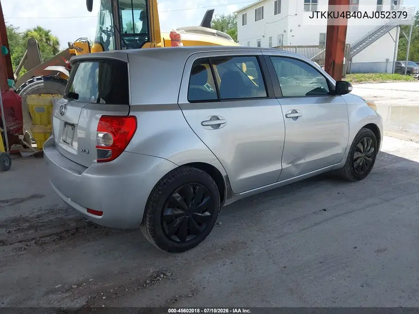 2010 Scion Xd VIN: JTKKU4B40AJ052379 Lot: 45602018