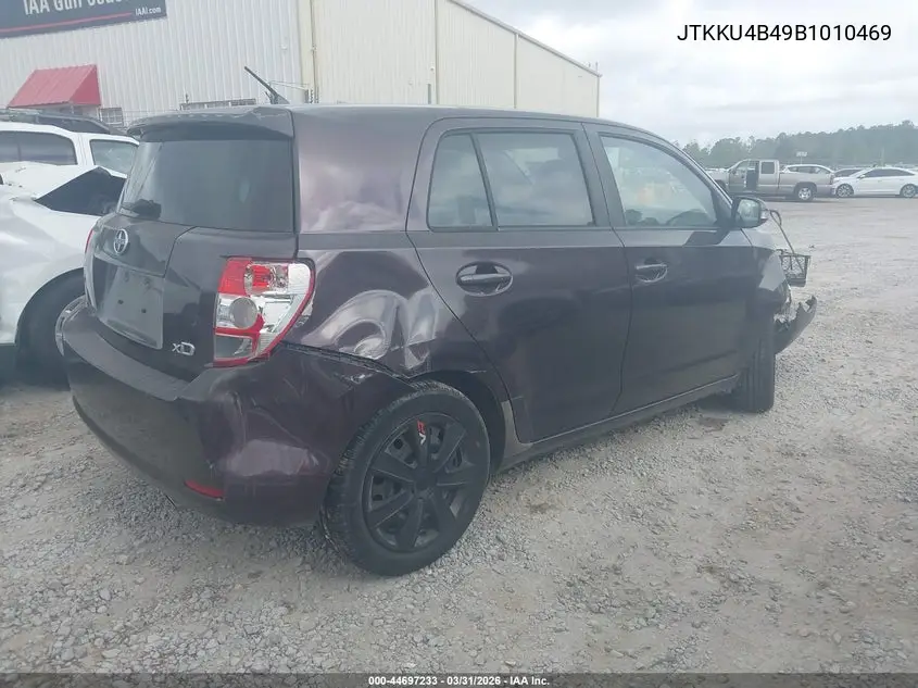 2011 Scion Xd VIN: JTKKU4B49B1010469 Lot: 44697233