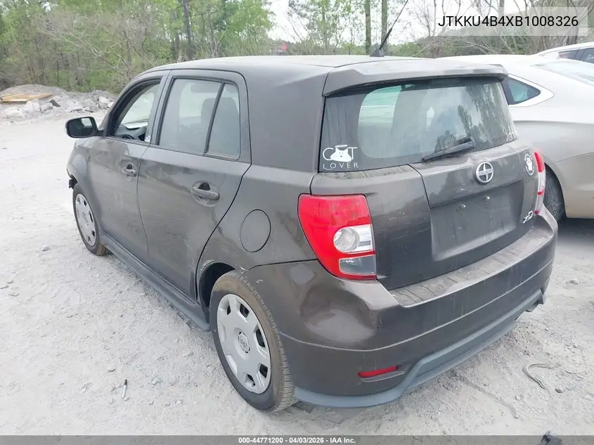 2011 Scion Xd Release Series 3.0 VIN: JTKKU4B4XB1008326 Lot: 44771200
