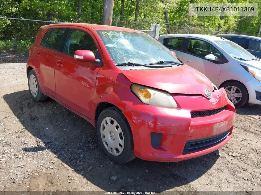 2011 Scion Xd VIN: JTKKU4B4XB1011369 Lot: 45030252