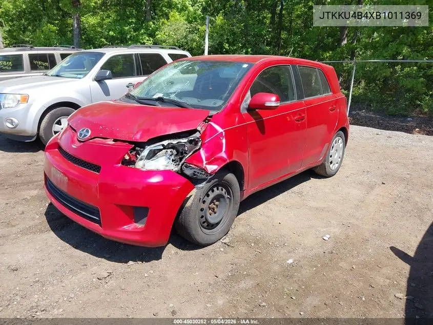 2011 Scion Xd VIN: JTKKU4B4XB1011369 Lot: 45030252