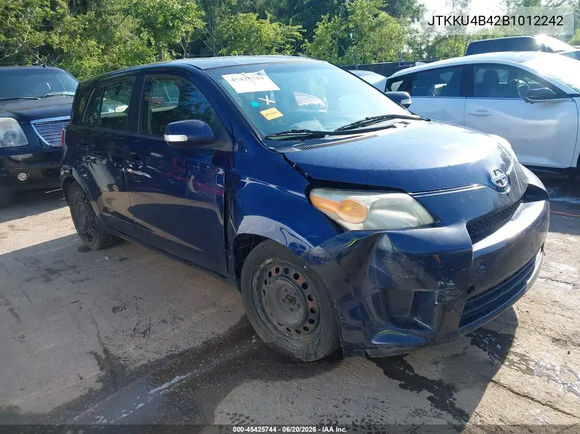 2011 Scion Xd VIN: JTKKU4B42B1012242 Lot: 45425744
