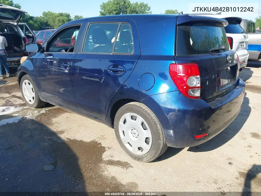 2011 Scion Xd VIN: JTKKU4B42B1012242 Lot: 45425744