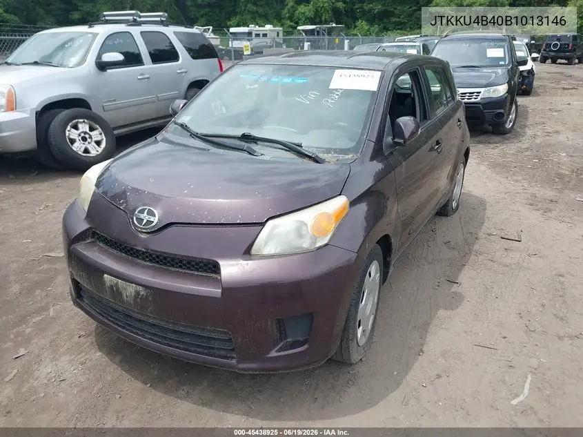 2011 Scion Xd VIN: JTKKU4B40B1013146 Lot: 45438925