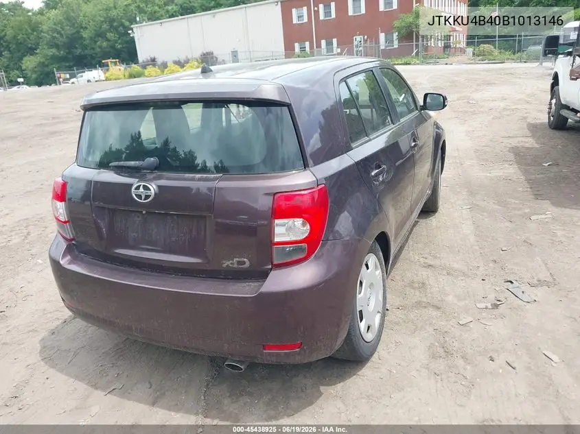 2011 Scion Xd VIN: JTKKU4B40B1013146 Lot: 45438925