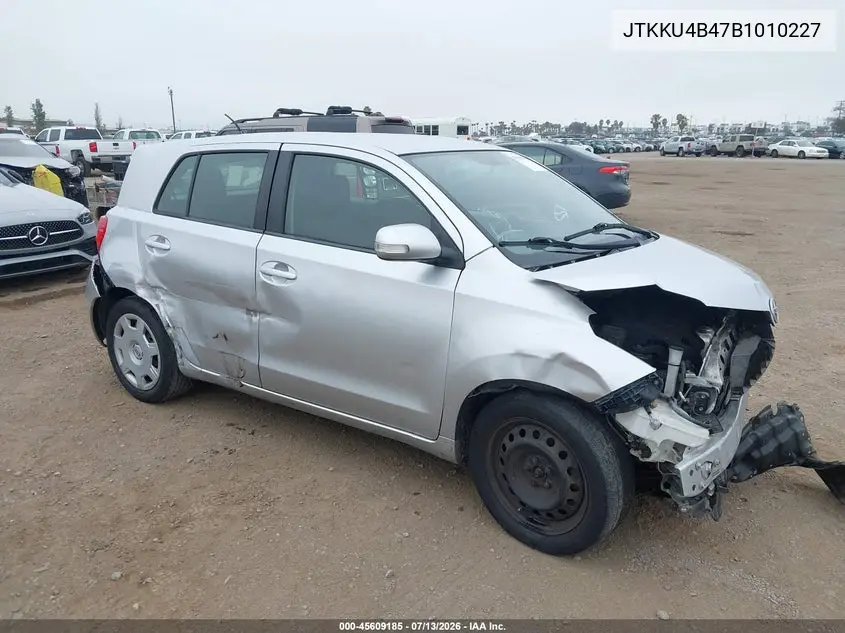 2011 Scion Xd VIN: JTKKU4B47B1010227 Lot: 45609185